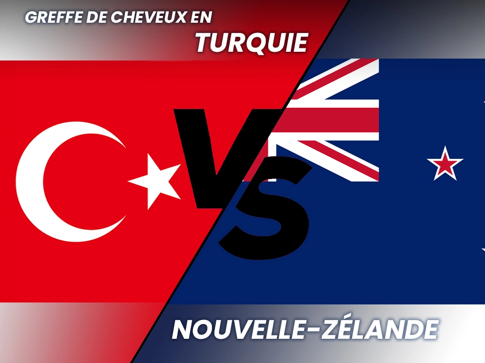 Greffe de Cheveux en Nouvelle-Zélande vs Turquie