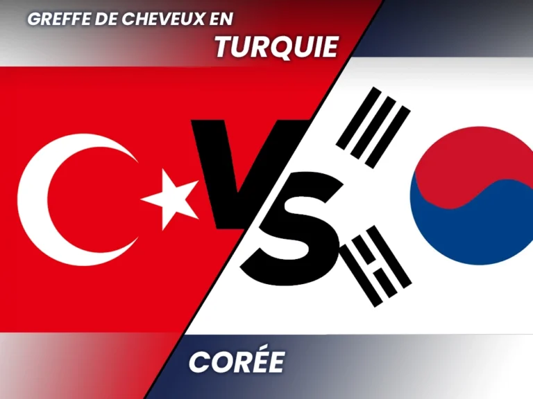 greffe de cheveux en turquie vs coree
