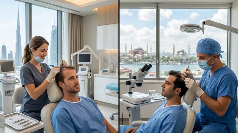 hair transplant dubai vs turkey