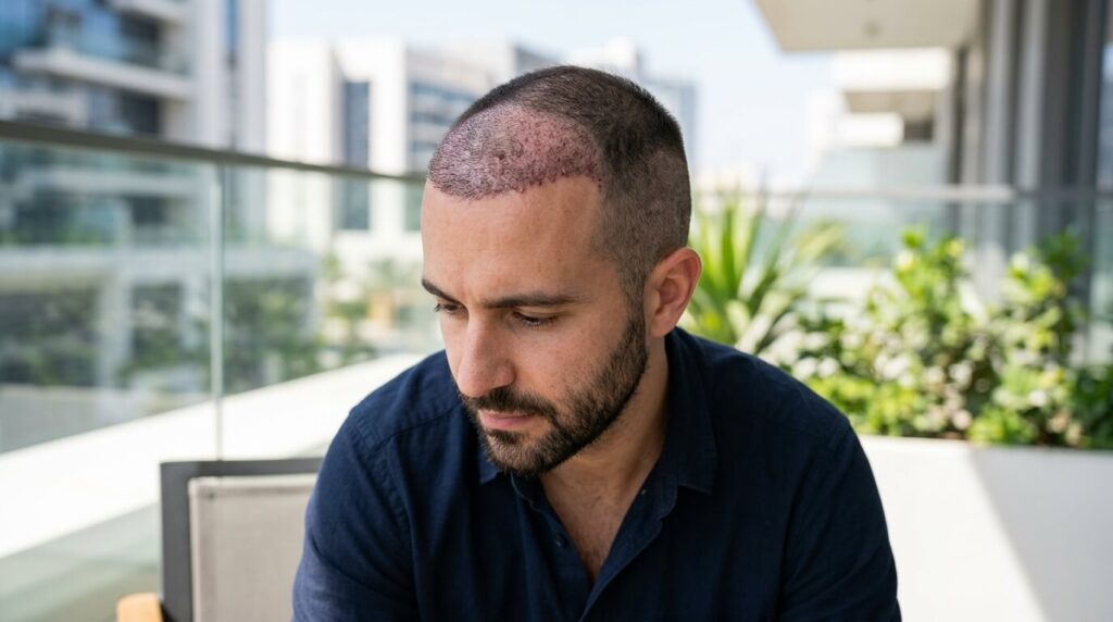 hair transplant week 2