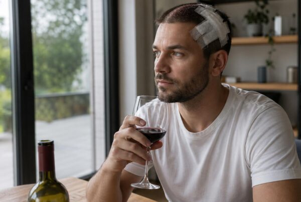 when is it safe to place drink alcohol after hair transplant